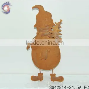 Christmas Outdoor Decorations of Large Snowman Holed Pine Tree for Garden Decor thumbnail-2