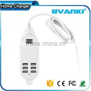 2016 Trending Products 25W 5A 6 Ports Wall Usb Tablet Charger for Mobile Phone for Iphone6 Bulk Buy From China Free Sample Supplier's Choice thumbnail-6