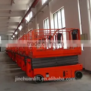 High Rise Pull Kind Scissor Lift Platform (Lift Rated Capacity 450kg) Can Install a Self-propelled System thumbnail-1