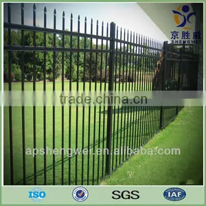 High Quality Safety Cheap Wrought Iron Tube Fence thumbnail-1