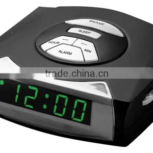 Top Selling Snooze Function AM FM PLL Alarm Clock Radio thumbnail-2