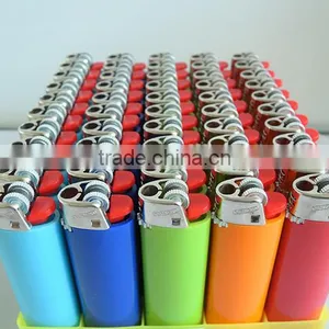 Good Quality ISO9994 Certificate Plastic Cigarette Disposable Maxi Bic Lighter thumbnail-2