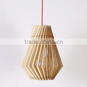 LED Pendant Light JK-8005B-10 Vintage Edison Bulbs Wooden Pendant Lamp thumbnail-2