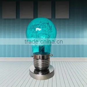 Bulb Shaped Glass Touch Table Lamp thumbnail-4