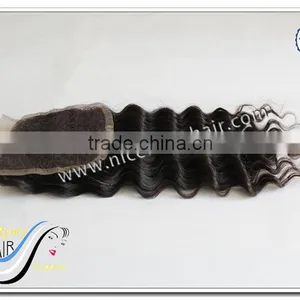 2016 Hot Sale Wholesale Top Quality 100 Virgin Human Hair Deep Wave 5*5 Lace Closure thumbnail-6