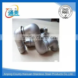 Made in China Casting 304 Stainless Steel 90 Degree Elbow thumbnail-1