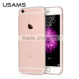 Original USAMS Soft TPU Full Rubber Back Case With Dust Plug for IPhone 6Plus 6s Plus 5.5 Inch MT-5742 thumbnail-2