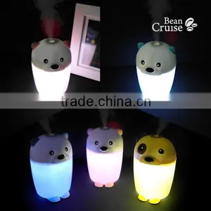 USB Mini Cartoon Portable Humidifier With Night Light thumbnail-3