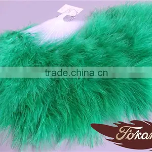 Christmas Occasion Chinese Feather Hand Fans And Turkey Feather Fan For Wedding Decoration thumbnail-4