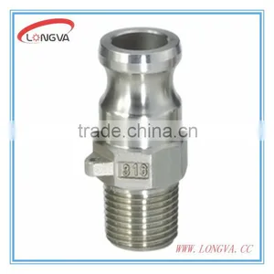 China Stainless Steel F Type Male Female Camlock Connectors Quick Coupling thumbnail-1