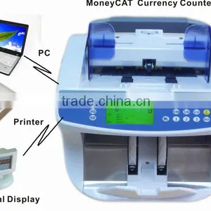 HOT !!! MoneyCAT520 Counterfeit Detection Counter / Banknote Counter / Cash Counting Machine for Franc thumbnail-1