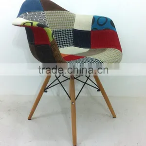 Beautiful Fabric Chair Patchwork Chairs HYX-809C thumbnail-3