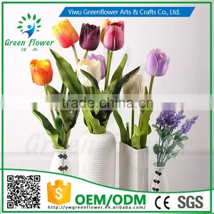 2016 WholesaleLatex 20" PU Artificial Flowers Real Touch Arts and Crafts no Silk Weddings Decoration Flowers Home Decor thumbnail-4