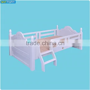 The Nobel Series Trundle Bed for Kids White Color Bedroom Furniture SP-ZC101S thumbnail-1