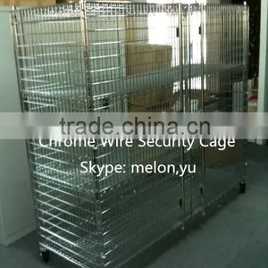 Factory Direct Sales Chrome/Stainless Steel Security Cage/Wire Shelving Cage thumbnail-4