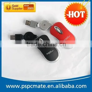 Portable Super Mini Retractable Cute Wired Mouse With Factory Price and Good DHL Shipping Service thumbnail-3