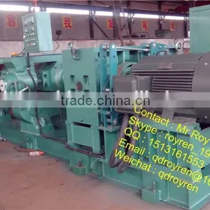 GOLDEN SUPPLIER Waste Tire Recycling Rubber Cracker Machine Xkp-400 Rubber Cracker thumbnail-3