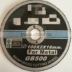 4inch 105x2x16mm Thin FLAT Cutting Disc for Metal/steel/ INOX thumbnail-3
