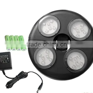 HOT SELLING SELF-ADJUSTABLE AND RECHARGEABLE SOLAR UMBRELLA OR TENT LED LAMP WITH RECHARGEABLE BATTERIE AND HANGING HOOK thumbnail-1