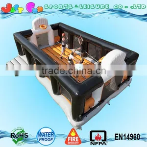 New Designed Interesting Inflatable Interactive Soccer Basketball Arena Games for Adults thumbnail-1