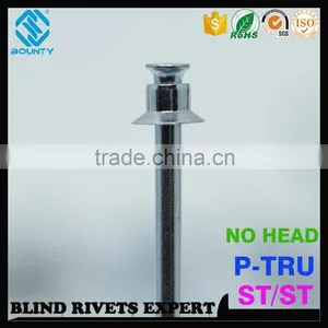 HIGH QUALITY DOUBLE CSK COUNTERSUNK STEEL PT RIVETS FOR COMMUNICATIONS EQUIPMENT thumbnail-2