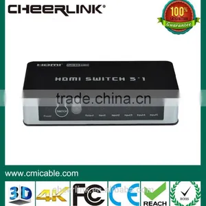 Hot New Product for 2015 Remote Control Ultra hd 5 Port Hdmi Switch thumbnail-1