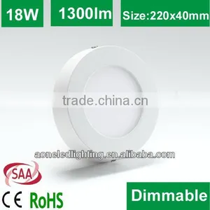 Australia Popularled Panel Light Cree Round Surface Mounted Panel Light 18W With CE ROHS SAA thumbnail-1