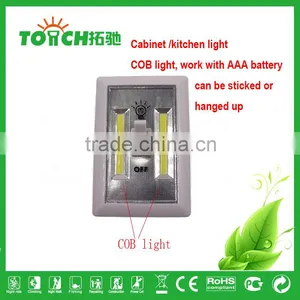Super Bright COB Light Plastic Kitchen Light Covers Wireless Wall Switch Light thumbnail-1