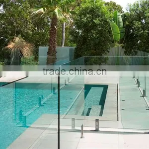 12mm Clear Tempered Glass Panel With All Edges Polished thumbnail-1