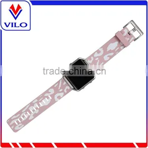 Customized Pattern Rubber Wrist Band Watch Strap For Fitbit Blaze, For Fitbit Blaze Silicone Band thumbnail-4