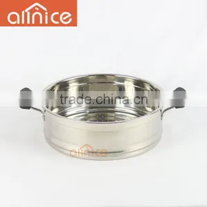 Stainless Steel Two Layer/Tier Food Steamer Pot thumbnail-5