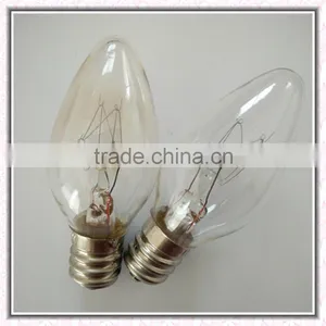 Wholesale Corative Lamp C7 E12 5W Mini Candle Incandescent Bulb 110-120V thumbnail-1