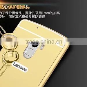 High Quality Metal Aluminum Bumper Mirror Cell Phone Back Cover Case For Lenovo K4 thumbnail-4