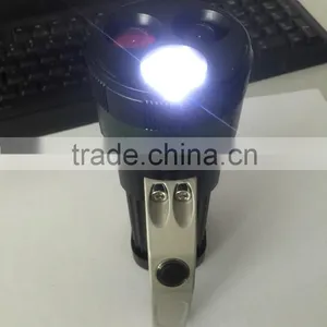 Cheap High Power Three Color Flashlight Aluminum Portable 3 Functions 200 LM LED Flashlight Torch - JD810 Keen thumbnail-4