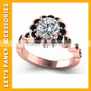 925 Sterling Silver Silver Ring Design Wholesale Wedding Ring PGRG0051 thumbnail-4