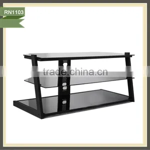 Fossil Stone Furniture Plasma Glass Table tv Stand RN1103 thumbnail-1