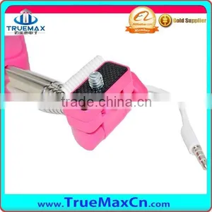 Mini Cute Cartoon Lips Style Handeld Selfie Stick Monopod, Wired Remote Camera Shutter thumbnail-6