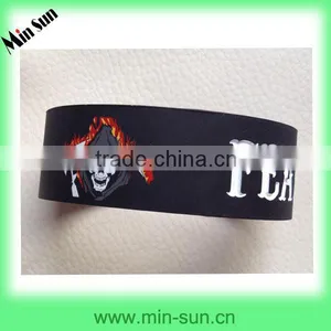 Color Printing Silicon Hand Band Silicone Rubber Band thumbnail-1