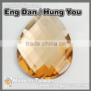 Top Quality TearDrop Shaped AB Crystal Flat Back Rhinestones thumbnail-3