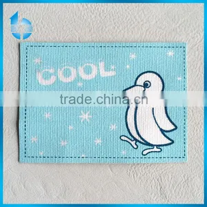 Durable 100% Cotton Canvas Silk Screen Printed Label Trademark thumbnail-1