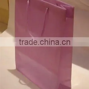 Custom Printed Frosted Shopping Bag thumbnail-1