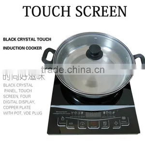 Induction Cooker 110V or 220V Household Waterproof Induction Cooker Intelligent Mini Touch Screen Type Induction Cooker thumbnail-1
