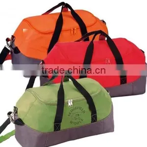 600D Polyester Promotional Barrel Duffel Bag thumbnail-1