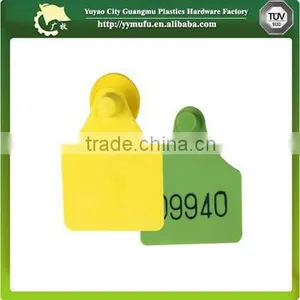 Hot Selling 58mm*72mm Laser Cattle Ear Tag for Cattle Tag Identification thumbnail-2