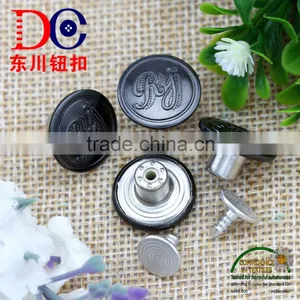 Fashion Custom Design Metal Studs Demin Buttons for Clothing thumbnail-2