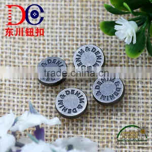 10mm Antique Silver Snap Button Type Custom Logo Factory Direct thumbnail-5