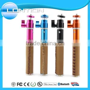 New Design Handheld Selfie Stick With Leather Handle thumbnail-1