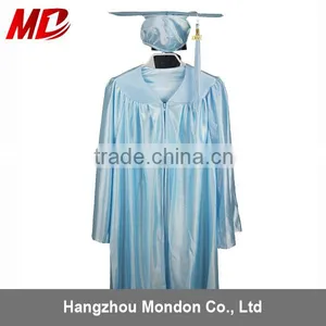 Graduation Cap and Gown Honor Cords Blue Polyester for Children Adult thumbnail-4