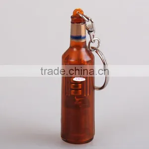 Cool Mini Beverage Bottle Shaped Keychain High Quality Led Projection Keychain thumbnail-1