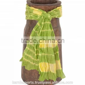 Hand Embroidered Pashmina Shawl / 2016 New Design Stoles Bandhage Tie & Dye Stoles Beautiful Ethnic Stoles thumbnail-2